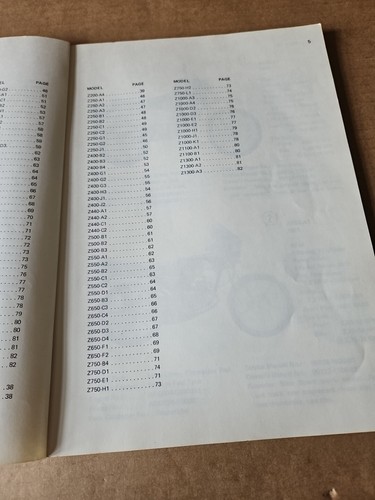 1979 - 1981 KAWASAKI OEM FACTORY MODEL RECOGNITION MANUAL, 99930-1002-01 USED - Picture 11 of 12