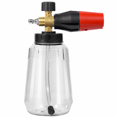#ad 1 4quot; Adjustable Foam Cannon Transparent Snow Foam Lance for Car Pressure Washer $27.54