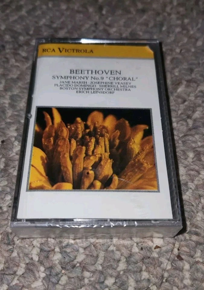 Beethoven: Symphony No.9 Boston Symph/Leinsdorf audio cassette tape Sealed - Image 2 of 3