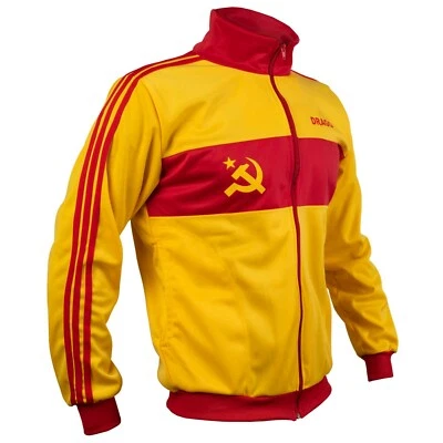 Veste Ivan Drago Rétro Football Boxeur Hommes Top URSS CCCP