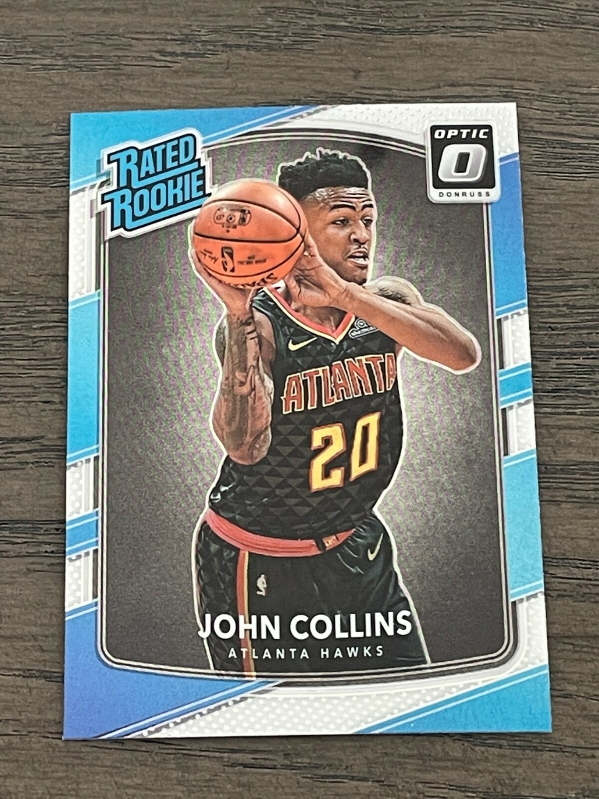 2017-18 Donruss Optic John Collins Rated Rookie #182 Atlanta Hawks