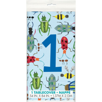 PARTY ROBOTS TABLE COVER 54/" X 102/" PLASTIC BIRTHDAY TABLEWARE CHILDREN BOYS
