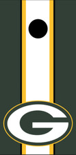 Cornhole Board Wraps Decals Vinyl Stickers Set of 2 - Green Bay Packers
