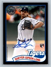 2024 Topps Series 2 Sawyer Gipson-Long 1989 Black Auto /199