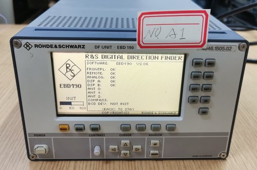 Panel przedni Rhode Schwarz DF jednostka EBD190 nr A1 kierunkowskaz - Zdjęcie 2 z 15