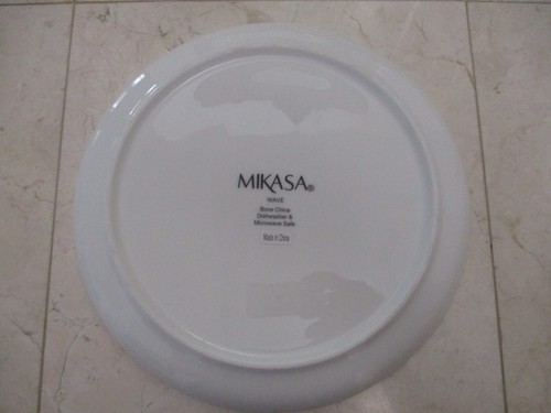 "NUEVO CON TRACCIÓN JUEGO DE 2 PLATOS DE CENA COUPÉ MIKASA WAVE 10,75" - Imagen 5 de 6