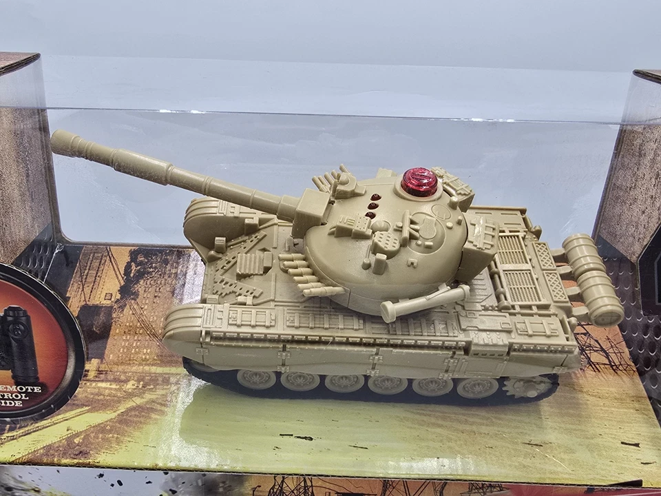 Laser League Rc Artillery Vehicle Tank With 8-way Remote Control  & Sealed Beige - Image 4 of 4