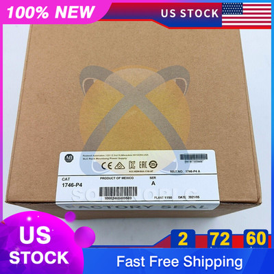 New Factory Sealed Allen-Bradley 1746-P4 SER A SLC 500 Power Supply Module PLC