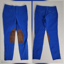 Vintage Polo Ralph Lauren Riding Pants Size 6 Jodhpurs Equestrian Leather Patch