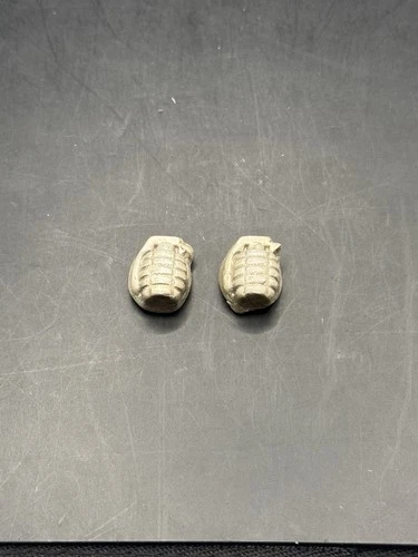 1/2 oz .999 Fine Silver Hand Poured Grenade-Bison Bullion X2