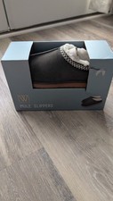 Wayland Square Ultra Soft Memory Foam Slippers Women  s Size S 7-8 Dark Gray