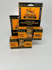 Tiger Balm Ultra Strength Pain Relieving Ointment  (2) Two Boxes .63oz (18g)