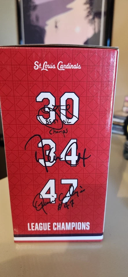 St Louis Cardinals Mystery 1985 Triple Bobblehead OZZIE BATTER- 9/5/25 SGA - NIB - Image 4 of 4