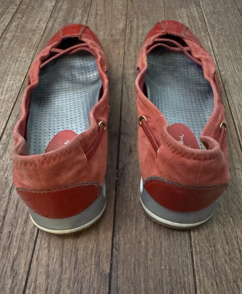 Cole Haan NIKEAIR Red Ballet Flats Slip On Women’s Size 6 1/2 B Shoes - Image 3 of 4