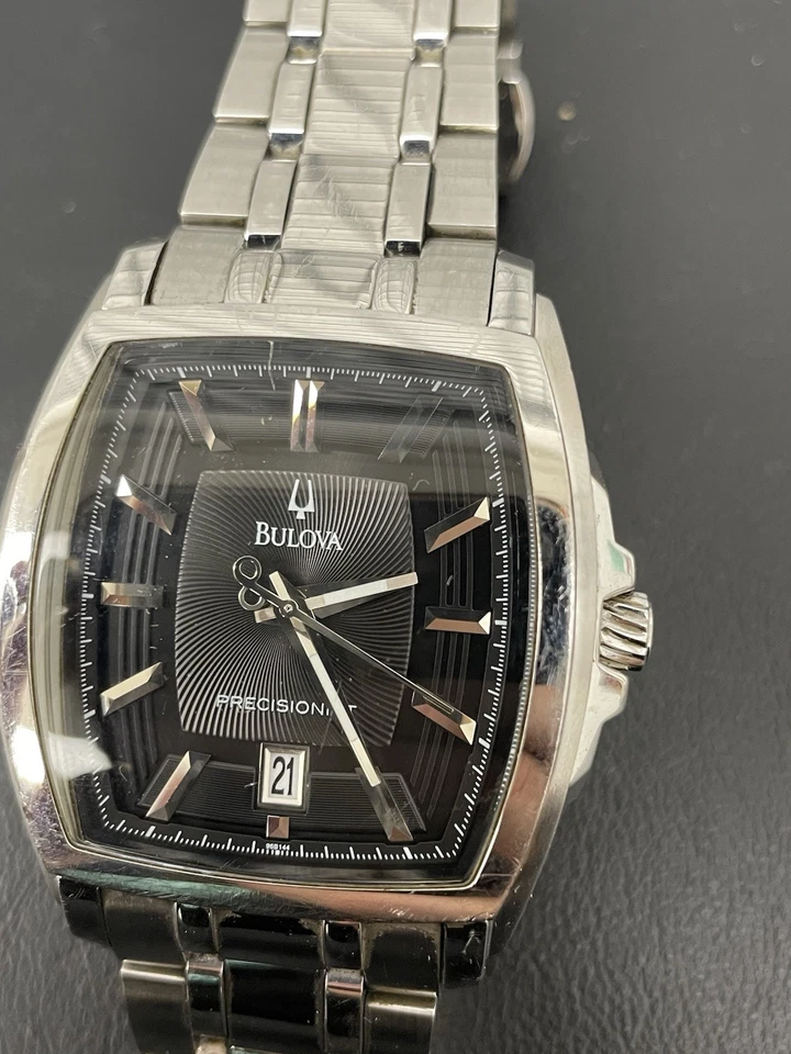 Longwood Tonneau Black 96b144 - Bulova Precisionist wrist watch - Image 2 of 4
