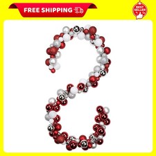 6 Ft Christmas Ball Garland Ornaments Shatterproof Xmas Hanging Balls Holiday Pa