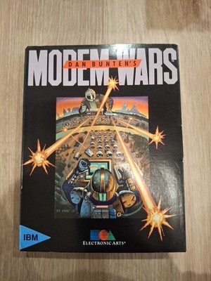 DAN BUNTEN'S Modem Wars Vintage Computer Game PC Electronic Arts 1989