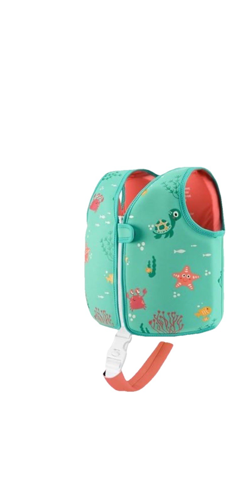 Kids Swim Vest Neoprene Swimming Aid with Adjustable Safety Strap for Age 1-3