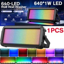640 1W RGB LED Wall Wash Light Strobe DMX Stage DJ Disco Beam Light Party Show