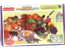 Wiznobliss Sorting Toys for Toddlers,3 in 1 Learning Education Sorting Games NEW