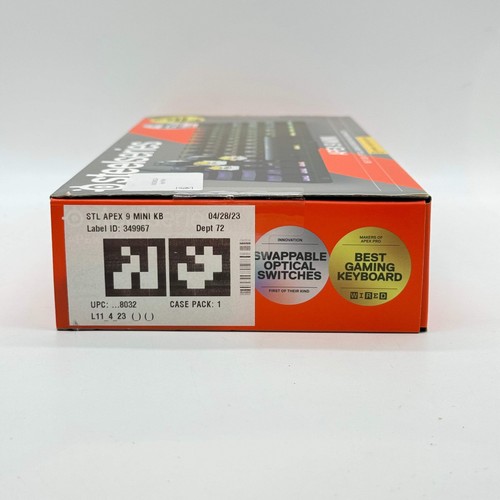 New SteelSeries Apex 9 Mini HotSwap Optical RGB 60% Keyboard Black KB-00022 - Afbeelding 4 van 6
