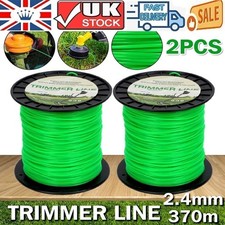 2PCS 2.4MM X 370M Round Nylon Cord Rope Strimmer Line Wire Brushcutter Trimmer 0.04 per metre