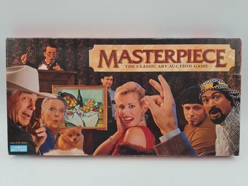 VINTAGE Masterpiece Art Auction Game COMPLETE Parker Brothers 1996
