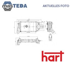 637 068 LADELUFTKÜHLER KÜHLER LADELUFT HART FÜR SEAT AROSA 1.4 TDI 55KW