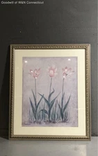 Blooming Tulips Print by Debra Lake Framed Signed