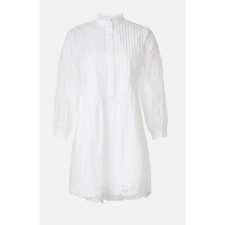 Madewell | Pin Tucked Eyelet Mini Dress | Women’s Medium