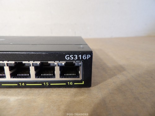 NETGEAR ProSafe GS316P Switch Ethernet PoE+ Gigabit non gestito a 16 porte... - Imagen 2 de 7