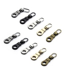 Zipper Pull Replacement 10 Pieces Detachable Tab Repair for Small Holes