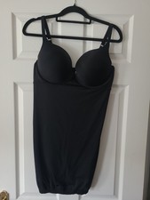 Women's Black Bra/body Scupt Size 38DD