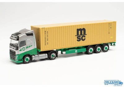 Herpa EKB / MSC Volvo FH Globetrotter LNG Container Sattelzug 313193