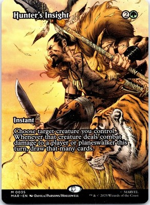 Hunter's Insight (Borderless) M Marvel Universe Eternal-Legal 35 NM