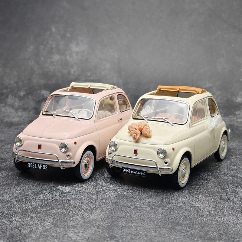 NOREV製フィアット500 FIAT500　4台セット NOREV 1:18 Fiat FIAT 500 L 1968 WEDDING PACK Alloy Car Model | eBay
