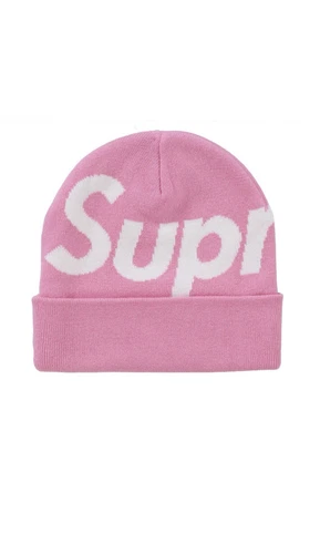 Bonnet rose Supreme Big Logo FW24