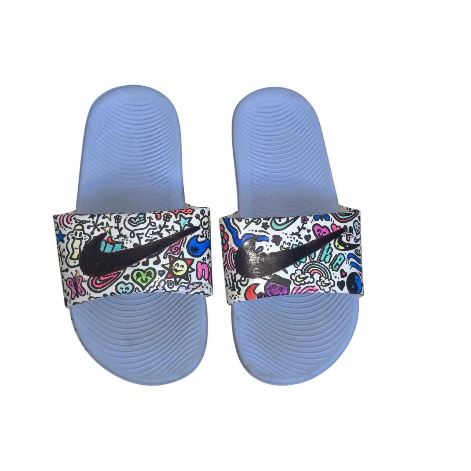 Sandali Nike da bambino colorati slide bambina taglia 4