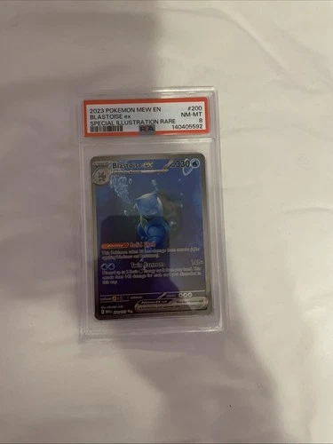 2023 Mew En 151 Blasetoise 200/165 Special Illustration Rare PSA 8