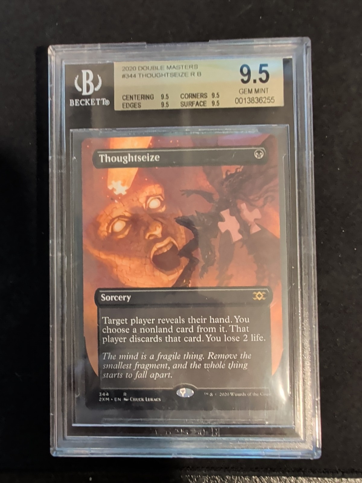 Thoughtseize (Borderless) Double Masters Regular