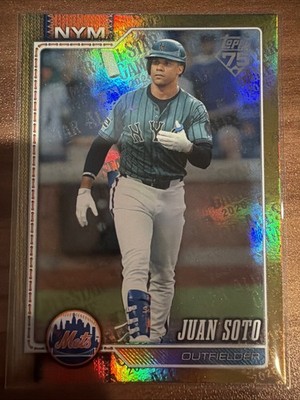 Topps 2025 Series 2 Juan Soto #600 Gold All-Star Game /50 Mets JERSEY MATCH 22!