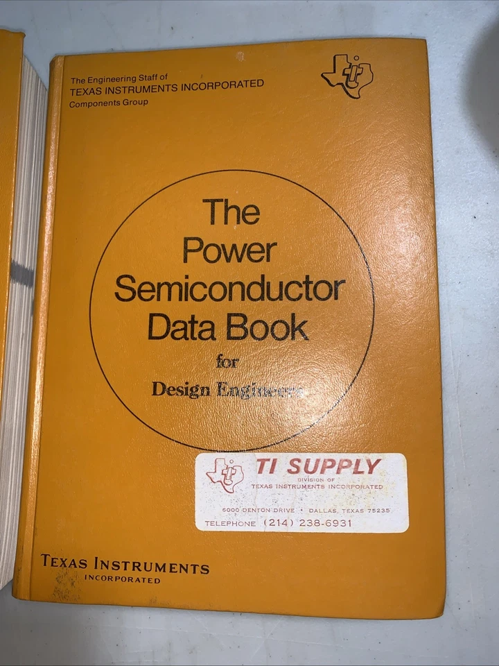 TEXAS INSTRUMENTS- Data Books Set Of 2 - Image 3 of 4