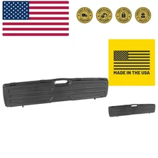 Gun Guard SE Series Gun Case, Black, Lockable Padlock Tabs for Travel, Gun Ca...