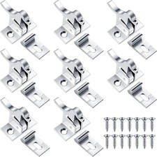 8 Pcs Brass Heavy Duty Cabinet Door Latch Closets Door Elbow Latch Cabinet Latch