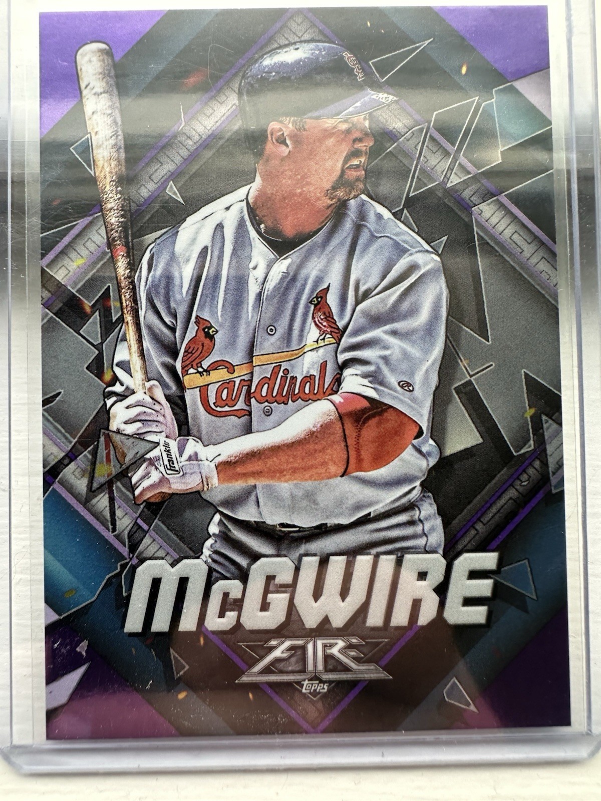 2022 Topps Fire - Mark McGwire #193 Purple /99