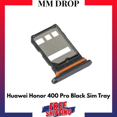 Für Huawei Honor 400 Pro Ersatz Sim Tray Halter Slot (schwarz) - UK Verkäufer