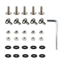 ATV Quad Plastic Body Fender M6 Bolt Washer & Nut Kit 6mm for 50cc 70cc 90cc 110