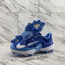 Nike Alpha Huarache Elite 4 Low MCS Baseball Cleats Men Size 11 Blue DX6962-416