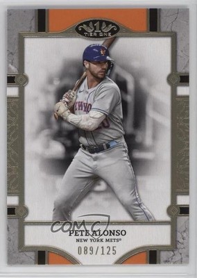 2024 Topps Tier One Tier 2 Gold Foil 89/125 Pete Alonso #51 13cy