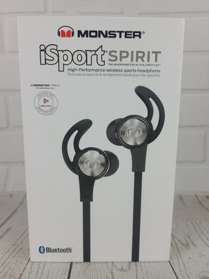 Monster iSport Spirit Wireless Headphones with Microphone New